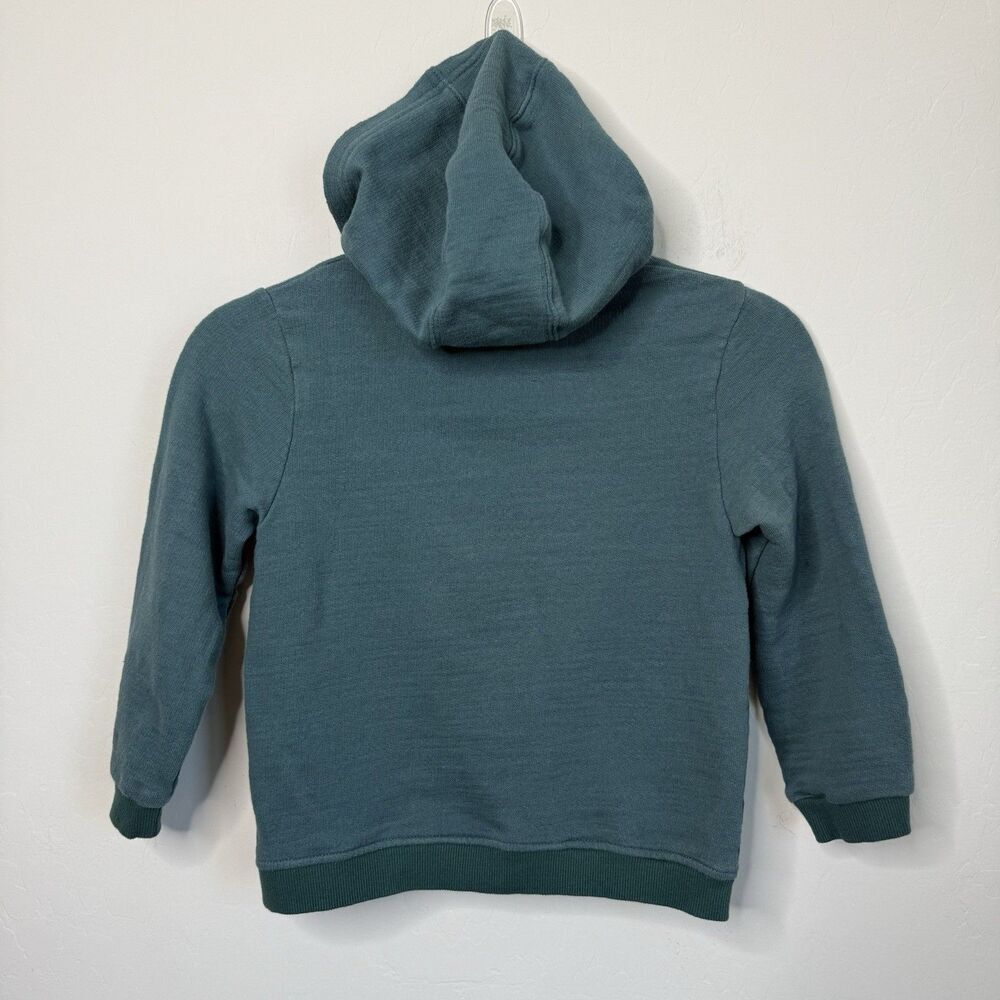 Me & Henry Kids 6/7 Years Teal Blue Dog Logo Zip Up Hoodie Jacket Outdoor Play - Picture 11 of 11